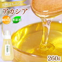 【ふるさと納税】純国産 国産 無添加 Bee concierge 「 アカシア はちみつ 」260g 1個 | プラスチックチューブ入り 送料無料 ビーコンシェルジュ 斉藤兄弟 単花はちみつ専門 君津市 きみつ 千葉県