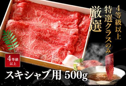 近江牛 すき焼き しゃぶしゃぶ 赤身 500g 【H002W】 牛肉すき焼き