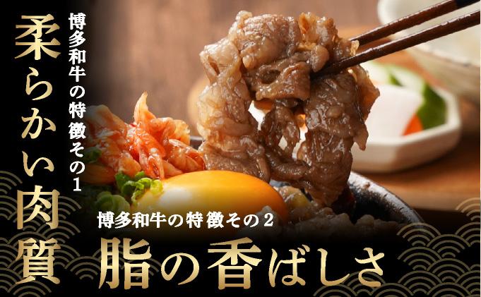 ＜定期便・全6回＞【訳あり】博多和牛 切り落とし 1kg（500g×2）