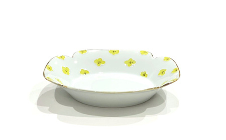 hana リムプレートMサイズ 徳七窯 24to3 / 伊万里焼 / 佐賀県 / 株式会社西富陶磁器 [41APCJ008]