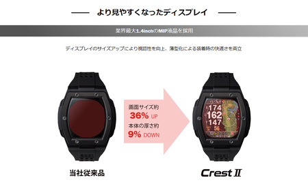 【数量限定】祝！新1万円札発行記念！　Shot Navi Crest II（ショットナビ クレスト II）＜カラー：ホワイト＞　【11218-0772】