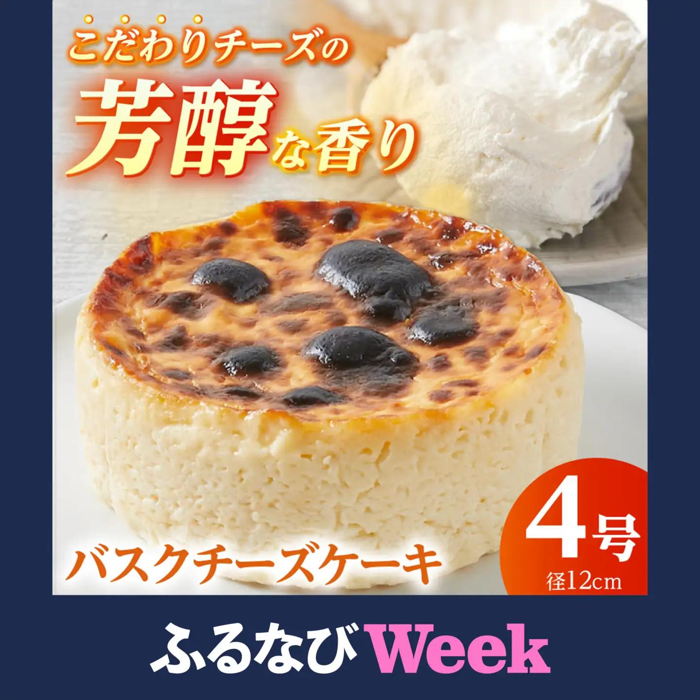 【ふるなびWEEK対象】バスクチーズケーキ4号 バスクチーズケーキ [BDAJ002]