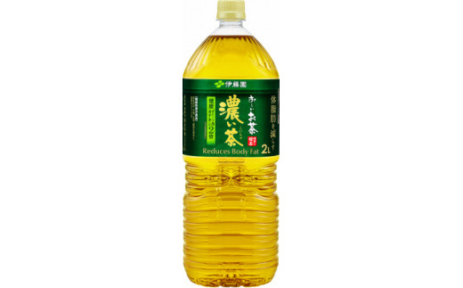 
伊藤園 「お～いお茶 濃い茶」 2L PET × 6本 【機能性表示食品】 富士市 飲料類 お茶類(a1410)
