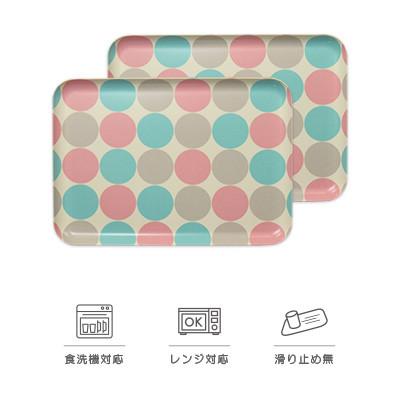 ふるさと納税 和歌山市 SRトレー M 33cm ミドル マーブル 2枚セット 電子レンジ&amp;食洗機対応のトレー