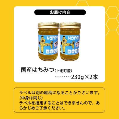 ふるさと納税 上毛町 国産はちみつ(上毛町産)230g×2本 |  | 03