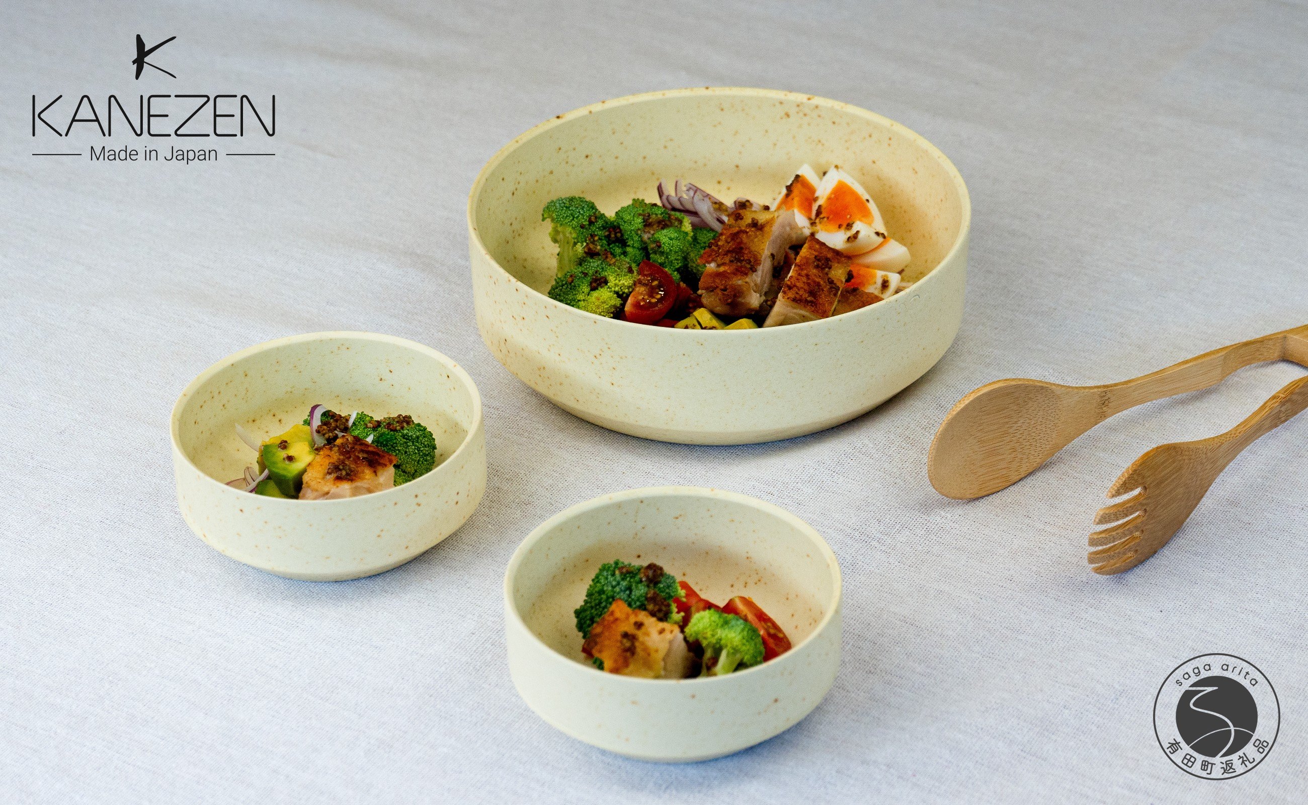 
            有田焼 110 190 カット ボウル 化粧土 3点 セット【金善製陶所】食器 取鉢 スタッキング 大鉢 小鉢 うつわ 3.5万円 35000円 A35-626
          