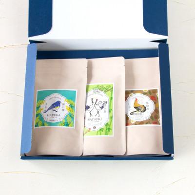 ふるさと納税 入間市 狭山茶リーフセット　ひるい(選りすぐり煎茶3種セット)