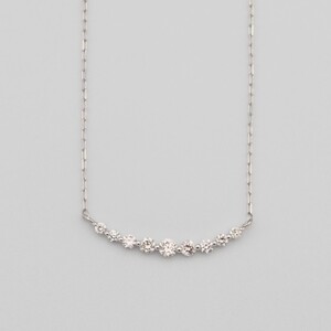 PT900/PT850 0.1ct ダイヤモンド ペンダントネックレス　FHH-019835