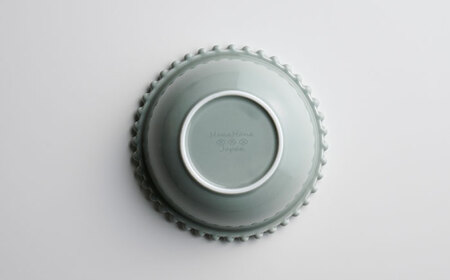 【美濃焼】ティアラ ボウル アッシュグレー 2個セット【Primitive陶舎花＊花】食器 鉢 フルーツボウル サラダボウル スープボウル 写真映え 洋風 ヨーロッパ風 カフェ風 かわいい おしゃれ 