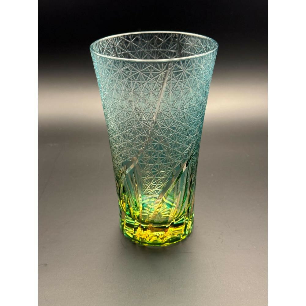 【ふるさと納税】【選べるカラー】KR-024琥珀 | 食器 コップ グラス ガラス 切子ガラス 工芸品 クラフト 民芸 人気 おすすめ 送料無料