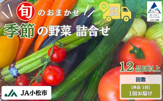 野菜 季節の野菜詰合せ 【単品 1回】 旬の野菜 12品目以上 朝どれ 採れたて 新鮮 おまかせ 詰め合わせ セット ご当地 厳選 やさい 地物 時短 仕送り用 旬 産地直送 直送 お取り寄せ お取寄せ 人気 おすすめ オススメ ランキング トマト 人参 石川県 小松市 JA小松市