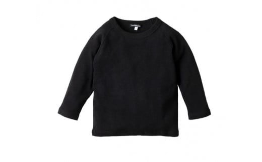 キッズ ９分袖Tシャツ①　善通寺ブラック　110サイズ