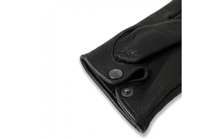 LAMP GLOVES -UTILITY GLOVE MID -(カラー：ブラック／サイズ：L)【革手袋 レザー グローブ 鹿革 メンズ レディース Lamp gloves ランプグローブス ミッド 