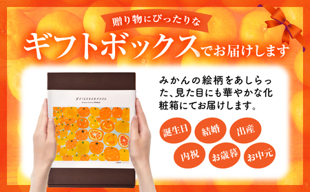 宮崎県産 まる搾りみかんジュース ギフトボックスA 1,000ml×2本 みかん 温州みかん みかんジュース まる搾り β-クリプトキサンチン 機能性表示食品 ギフトボックス 果肉感 つぶつぶ 化粧箱