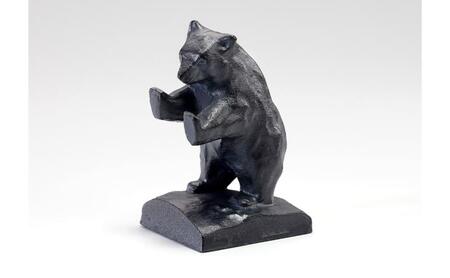 アイアンストッパー クマセット 重し ドアストッパー ブックエンド 高岡市