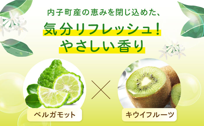 うちこコスメ リンスインシャンプー Kiwi 400ml×1個 ／ ヘアケア 消耗品 生活雑貨 美容 オールインワン キッズ ファミリー 愛媛県 内子町 四国 【昭和刷子株式会社】 [BKAZ004]
