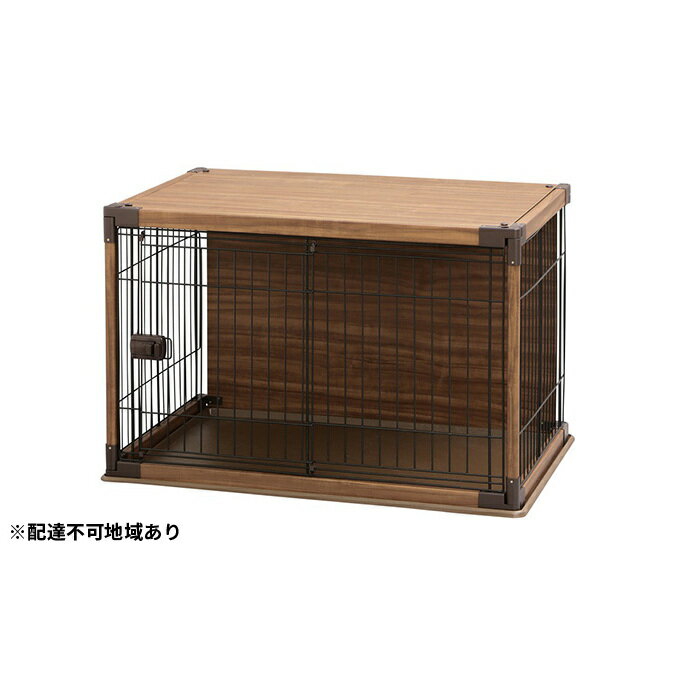 【ふるさと納税】インテリアウッディサークル PIWS-960 ダークブラウン アイリスオーヤマ 雑貨 日用品 犬小屋 ゲージ