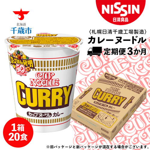 【定期便3か月】日清 カレーヌ−ドル★1箱（20食入）