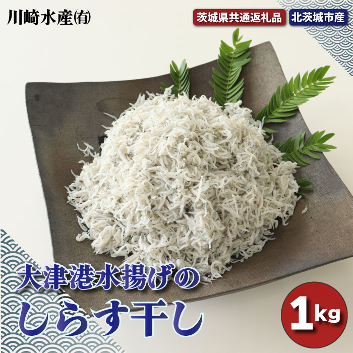 【ふるさと納税】大津港水揚げのしらす干し 1kg 茨城県共通返礼品 北茨城市産 新鮮 しらす 地元大赤穂 天然塩 ふっくら 釜揚げ 安心 安全 減塩仕立て 健康 しらす丼 魚介類 海産物 魚 シラス やみつき ご飯のお供 おつまみ 酒の肴 おやつ サラダ 送料無料