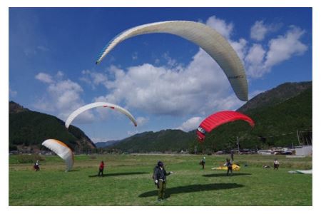 リユース上級ミニパラグライダー 1機 〈丹波市産〉 パラグライダー 練習用