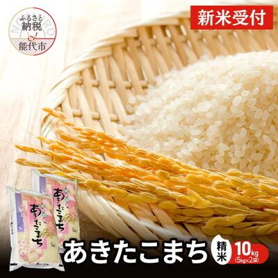 ふるさと納税 能代市 【先行受付】令和7年産 あきたこまち 精米 10kg[No.5335-0705]