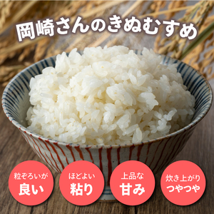 OJ-01 大山の自然が育んだ岡崎さんのきぬむすめ30kg【玄米】