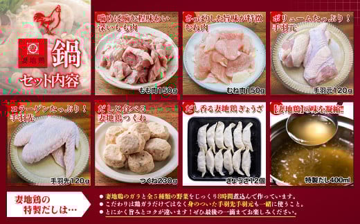 ブランド地鶏 妻地鶏 地鶏鍋セット 妻地鶏 真空パック＜1.5-115＞地鶏 鍋セット