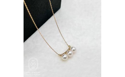 1886 K18YG ダイヤモンド0.04ct アコヤ真珠ペンダント4.5mmUP　真珠　ネックレス　ペンダント　アコヤ真珠　アコヤ貝　伊勢志摩　冠婚葬祭　結婚式　入学式　ギフト　贈り物　アクセサリー　ジュエリー　パール