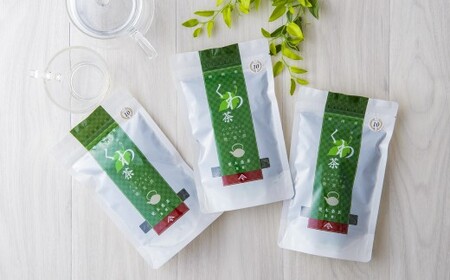 【定期便６ヶ月】更木桑茶茶葉セット（100g×３個）お茶 健康茶 きたかみ さらき 国産 カフェインフリー カフェインゼロ 桑の葉 まろやかな甘み 豊富な栄養 抗酸化作用 岩手県 北上市 更木ふるさと興社 K0027