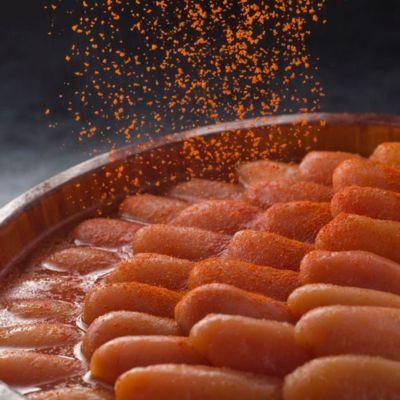 ふるさと納税 大川市 【博多辛子明太子の島本】国産卵使用・オリジナル辛子明太子　240g×2段 |  | 01