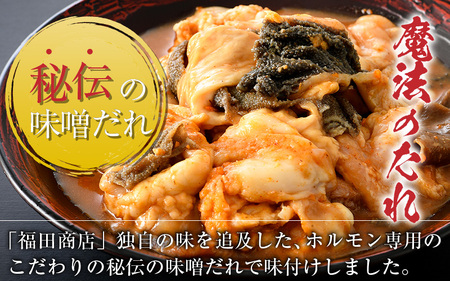 上ミックスホルモン（みそ味）500g×3袋（4人前×3袋）計1.5kg ＜絶品！炒めるだけ簡単！＞ ／ 味付け 味噌 肉 焼肉 BBQ バーベキュー もつ ホルモン 小分け おつまみ 冷凍  アウトド