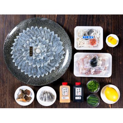 ふるさと納税 鞍手町 国産とらふぐ満喫セット(3-4人前)(冷蔵便)(ふぐ刺し、ふぐ鍋、ふぐひれ入り) |  | 03