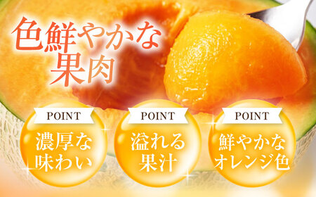 【2025年8月以降順次発送】 赤肉メロン 2kg×2玉 《喜茂別町》【Aコープようてい】 メロン メロン メロン メロン メロン メロン  [AJAK024]