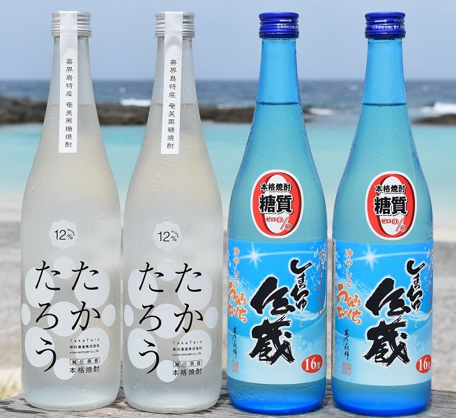
                  夏季限定！！黒糖焼酎４本(たかたろう720ml　２本・しまっちゅ伝蔵720ml　２本)
                