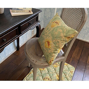 クッションカバー 45×45 アネモネ グリーン クッション カバー ベストオブモリス ウィリアム モリス 生地 45×45cm 45 綿100% 綿 インテリア MR-4545-A 大阪 大阪府 岸