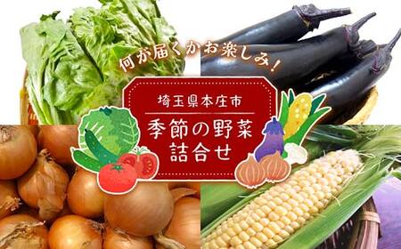 季節の野菜詰合せ 本庄産 旬 野菜 セット 詰合せ ご当地 生鮮品 食品 関東  F5K-108
