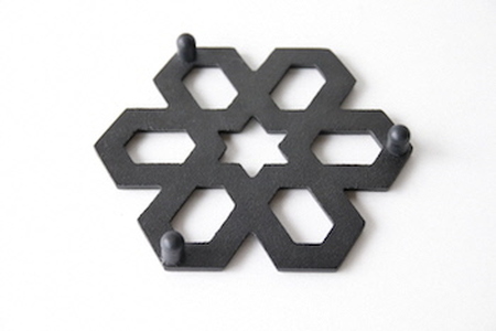 南部鉄器 瓶敷 雪格子 [Z0051]