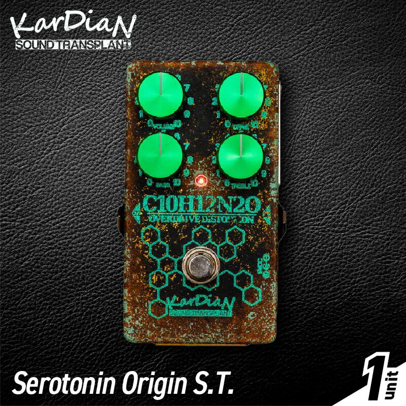 【ふるさと納税】Serotonin Origin S.T. 新しい ライク べダル レジェンド エンジニア 共同製作 オーバードライブ エフェクター エレキ ギター ベース 楽器 アクセサリ 音響機材 お取り寄せ 滋賀県 守山市 送料無料