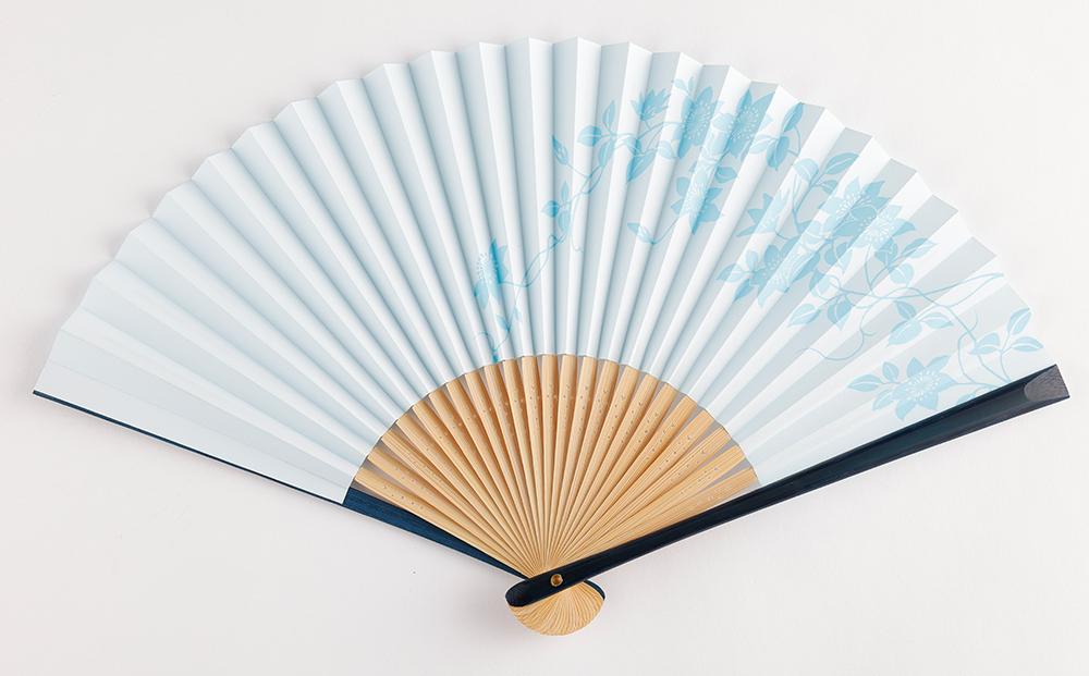 【伏見上野旭昇堂】漆喰京扇子(鉄泉)｜京都 扇子 京扇子 人気［ 京都 扇子 和装 和風 工芸 人気 おすすめ ギフト プレゼント 贈答 お取り寄せ 通販 送料無料 ふるさと納税 ］