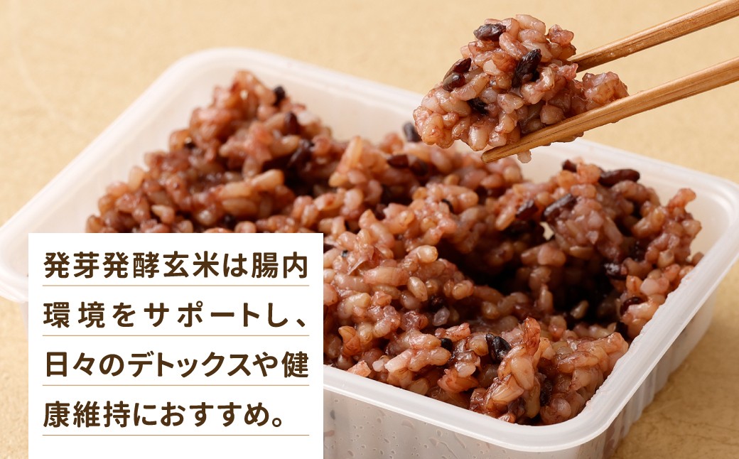 黒米と雑穀 発芽発酵玄米パックご飯 60食 ～タオの腸活デトックスごはん～