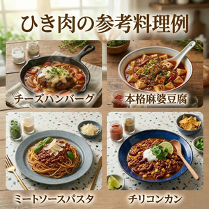 岩手で育てたフランス赤鶏 鶏むね ひき肉 500g×2袋 計1kg 挽肉