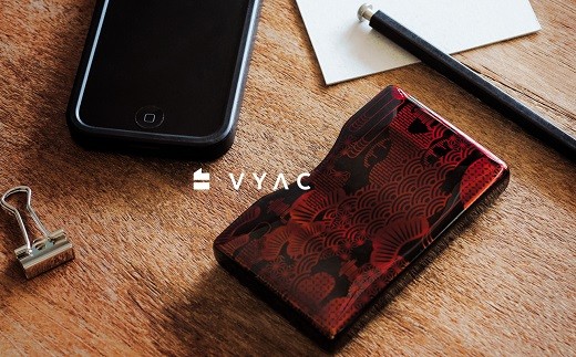 
和モダンを感じる【漆の名刺入れ】VYAC CARD CASE［C-04801］
