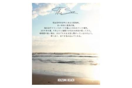 気仙沼の海をイメージしたキャンドル KOIZUMI Shell Candle 1個 