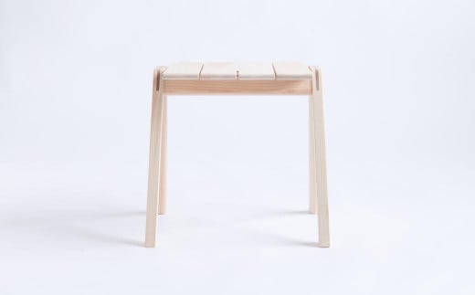 【ミツロウワックス仕上げ】MINAZUKI STOOL ヒノキ (2脚)