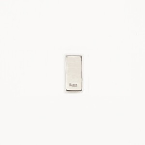 【置物】Pt999 純プラチナ(約0.5g)　ミニピュア(R)　プラチナの延べ棒（SH-0017）