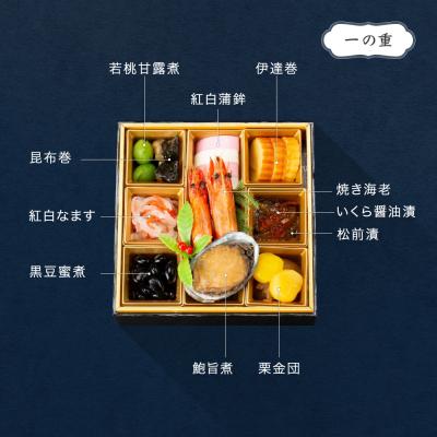 ふるさと納税 大石田町 【12月30日配送】和洋 おせち 三段重 恵比須 約2〜3人前 41品 rh-ocebt |  | 01