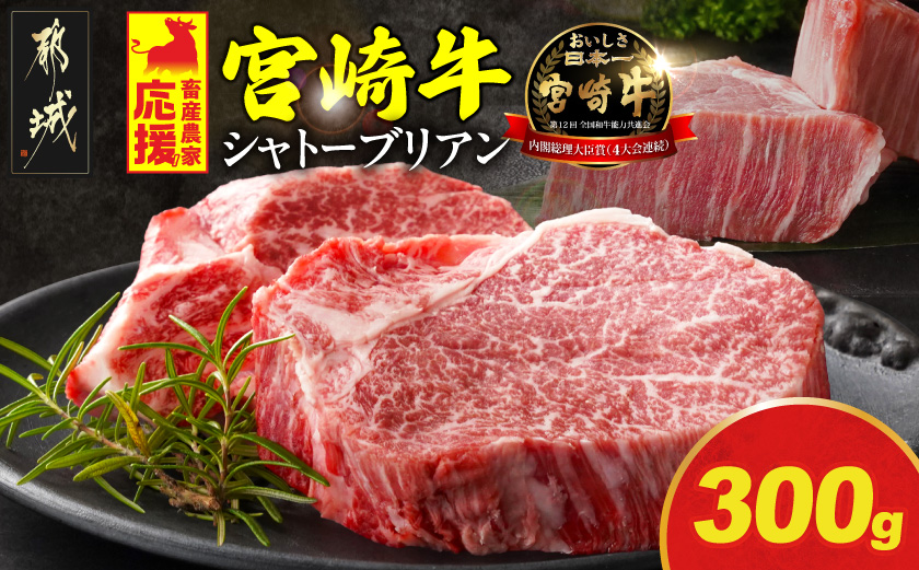 宮崎牛シャトーブリアンステーキ150g×2枚_AF-N2-009-300g