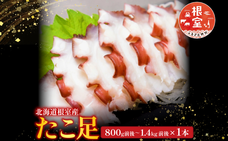 【北海道根室産】たこ足800g前後～1.4kg前後×1本 A-36051