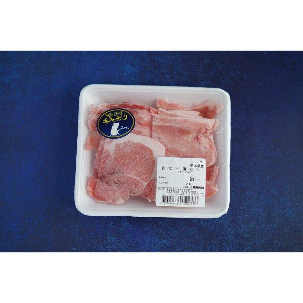 【ふるさと納税】『香心ポーク』切り落とし 約250g×4パック（計約1kg）豚肉 冷凍 熊本県産 【有限会社 コーシン】 豚肉 切り落とし 国産 熊本県 熊本 冷凍 1kg 小分け 250g 炒め物 豚汁 豚丼 肉じゃが 生姜焼き 小間切れ 煮物 こま切れ おかず セット [AYCK024]