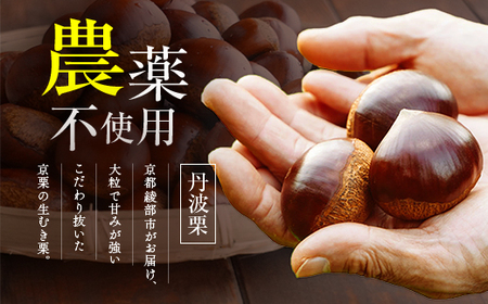 《11月中旬以降発送》京栗 生むき栗 冷凍 1kg（250g×4袋） / 栗 フルーツ 国産 綾部市 / エル・ファーム大槻［BSAR001］